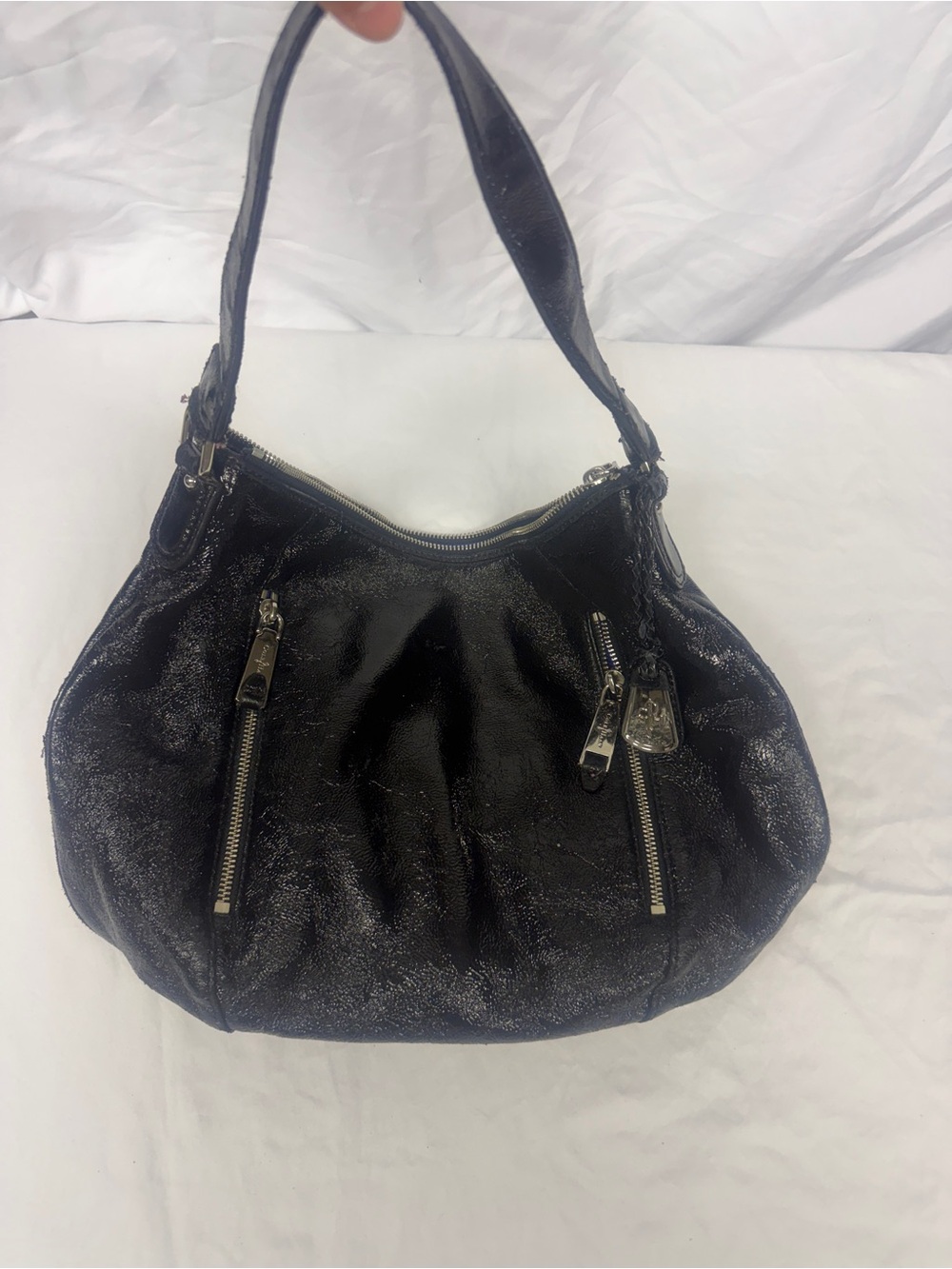 Cole Haan - Black Metallic Shoulder Bag